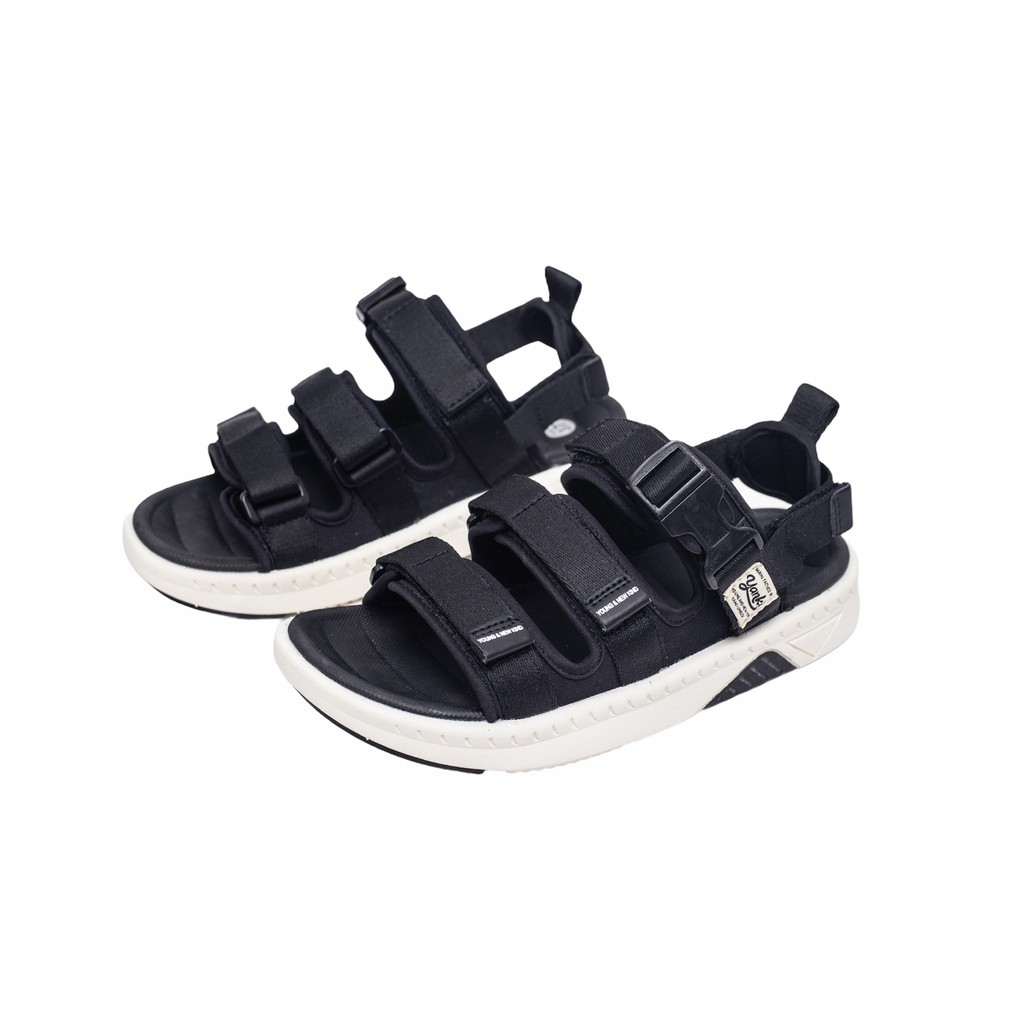 Dép Quai Hậu Nam Nữ Unisex Quai Chéo Thời Trang YANKI Sport YK279 - Black White