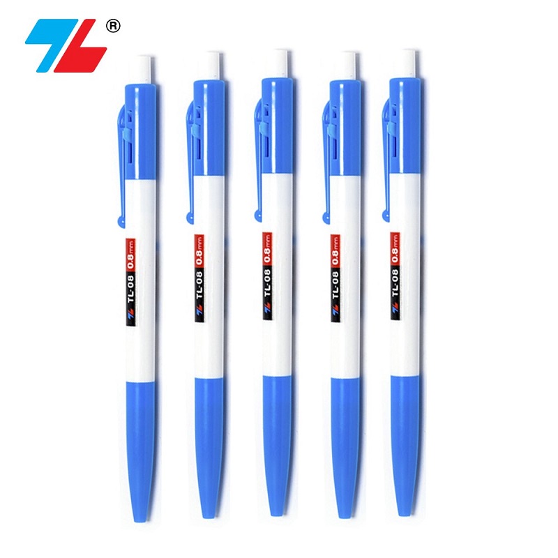 [Hàng chính hãng] Bút bi bấm Thiên Long TL-08  / Bút TL08 ngòi 0.8mm
