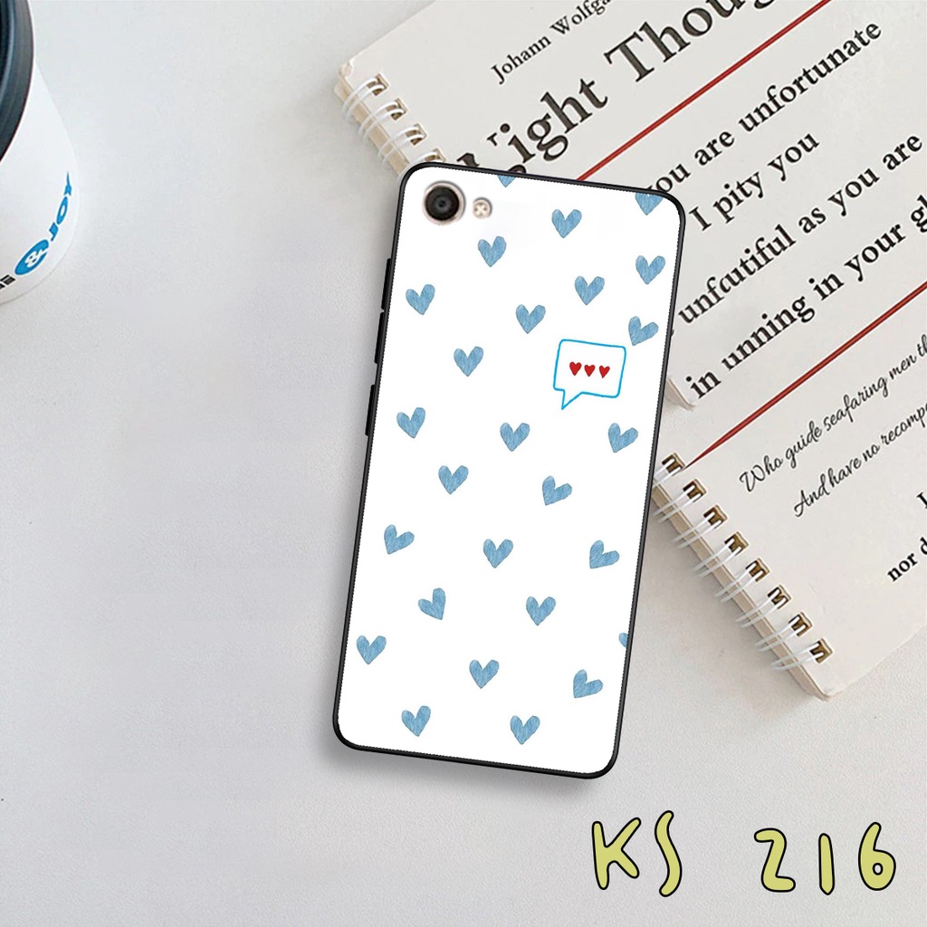 Ốp lưng Vivo Y66 - Vivo Y67 - Vivo Y75 - Ốp in hình Trái tim  siêu dễ thương
