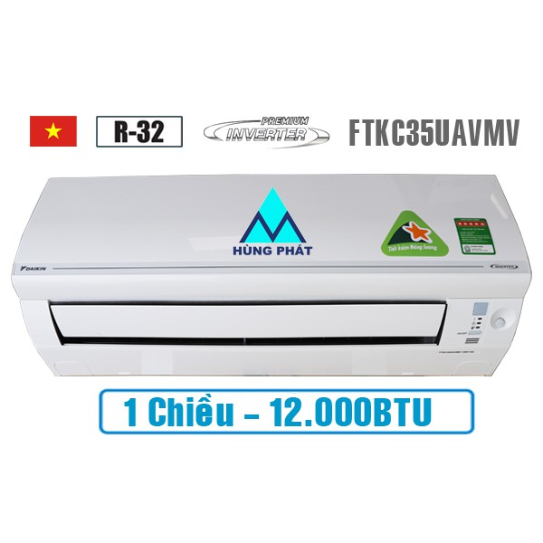 Điều hòa Daikin 1 chiều 12.000BTU inverter FTKC35UAVMV