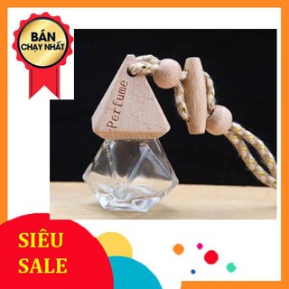 2 Vỏ lọ, vỏ chai tinh dầu treo xe ô tô, tủ quần áo, nhà wc giúp khử mùi, xua đuổi côn trùng, chống ấm mốc