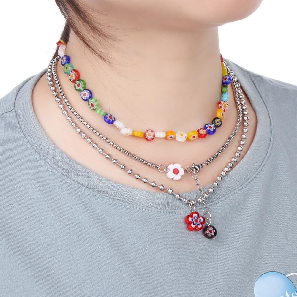 Set 3 Vòng cổ Ba Mảnh Thời Trang Dành Cho Nữ