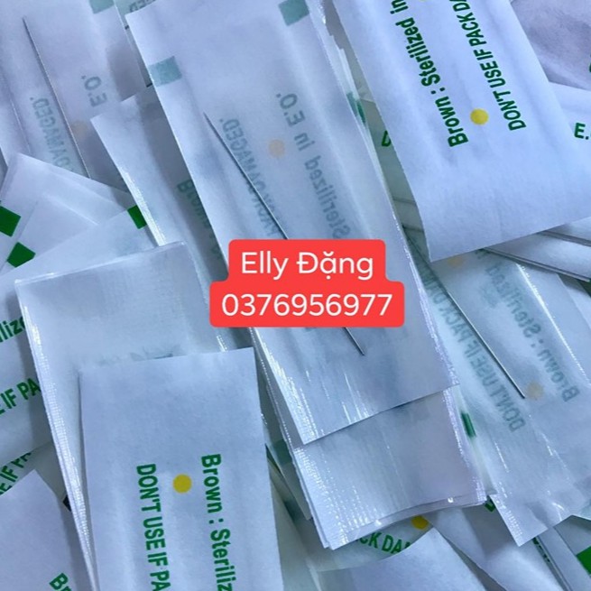 Kim 1,3,5,7  kim Dài Và Ngắn xanh dương và xanh lá Kim Dài Phổ Thông, Giantsun IDM Máy Rồng 100 cây