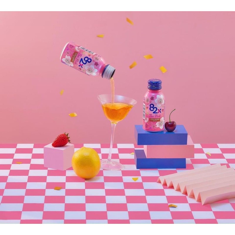 [ Mua 1 tặng Voucher 20k, tặng 1 Mask Collagen 40k] Nước uống collagen 82x the Pink full hộp 10 chai | BigBuy360 - bigbuy360.vn