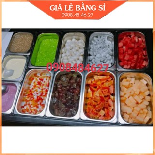 Combo 10 Bộ Khay Đựng Thạch Trà Sữa, Đựng Topping 10x17 Cao 10cm