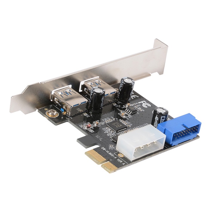 [Loại 1] Card Mạng PCI Express to Sound 5.1,  PCI to Com, PCI Express to 2 Cổng USB 3.0