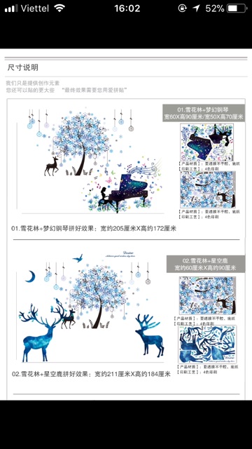 Tranh dán tường tự dính 3D đẹp | BigBuy360 - bigbuy360.vn