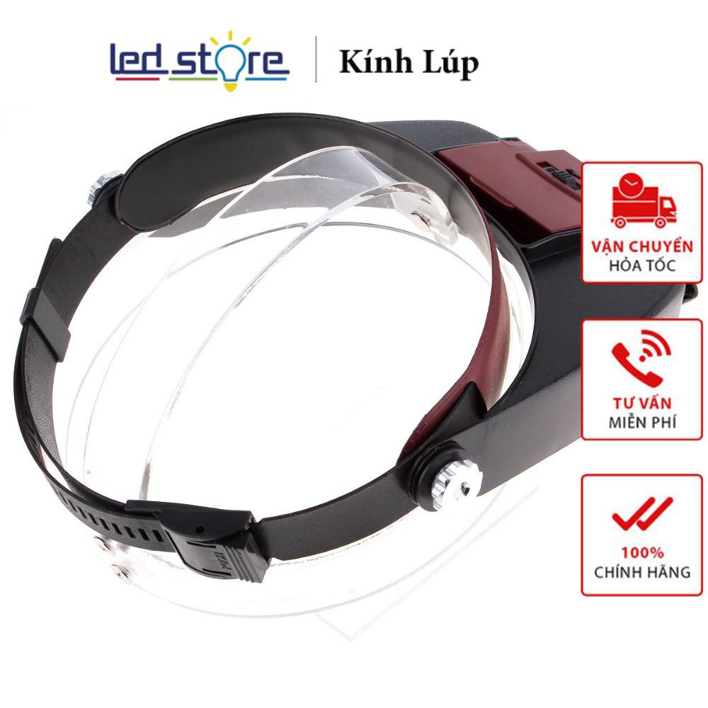 Kính lúp đeo đầu 💗𝑭𝑹𝑬𝑬𝑺𝑯𝑰𝑷💗 Kính lúp đeo trán có đèn V1 ( Phóng to 1.5X, 3X, 8.5 X, 10X )