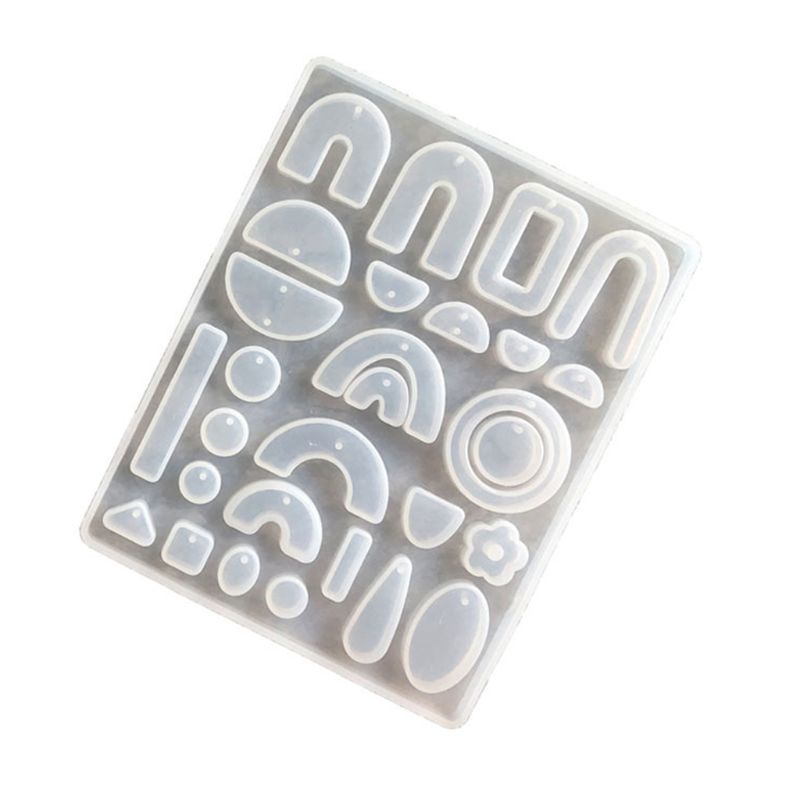 Khuôn Làm Bông Tai Hình Chữ U Bằng Nhựa Resin Epoxy Phong Cách Bohemian Thời Trang