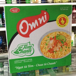 Mì Tôm Omni Chanh Thùng Và Gói