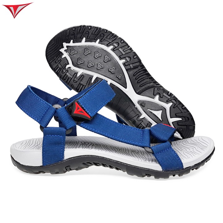 [Fullbox] Giày Sandal Nam Việt Thủy Quai Chéo Xanh Dương - VT08