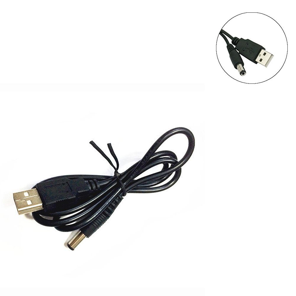 1 Dây Cáp Chuyển Đổi Cổng Usb Sang Dc 5v 5.5x2.1mm Cho Đèn Led