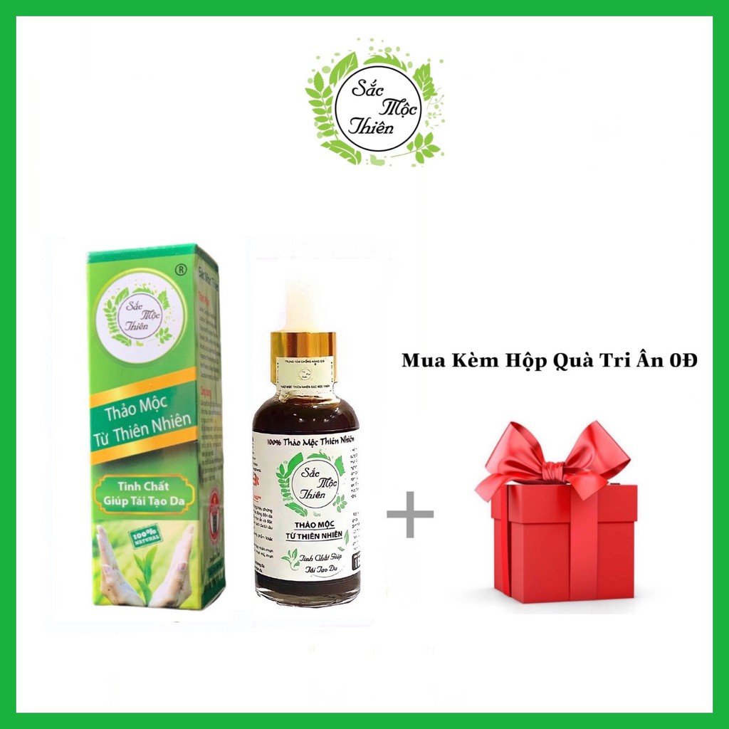 Serum Tinh Chất Tái Tạo Cao Cấp Mua Kèm Quà Tặng Sắc Mộc Thiên - Cải Thiện Mụn Thâm - Sẹo Rỗ - Nám Tàn Nhang