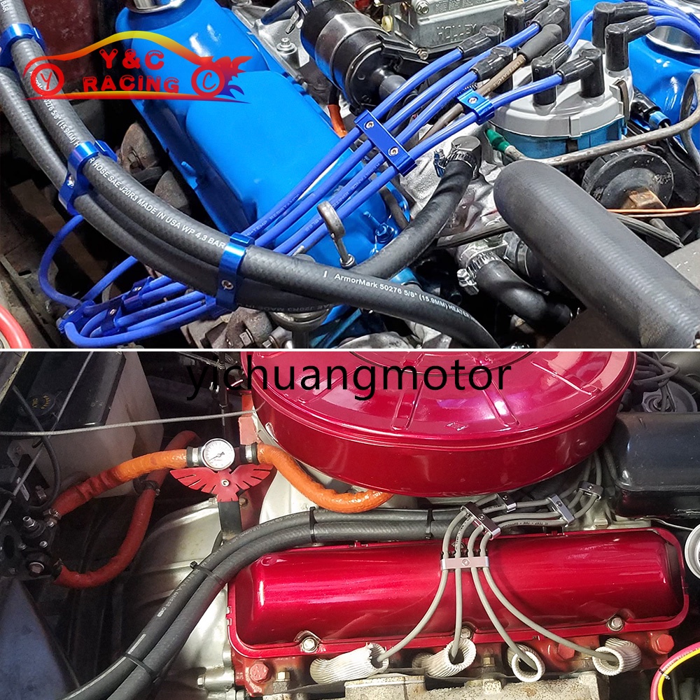 Bộ Ba Kẹp Dây Cáp Đánh Lửa Bốn Lỗ Có Thể Tách Rời Cho Xe Hơi