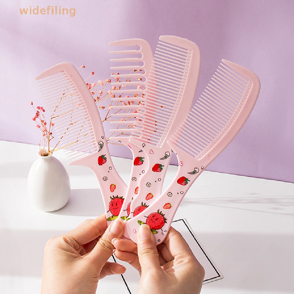 Bộ 1 / 2 Lược Đuôi Nhọn Chống Tĩnh Điện Dễ Thương Cho Bé