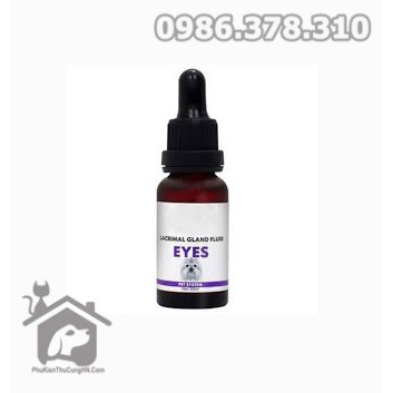 Trị chảy nước mắt ở chó mèo Lacrimal Gland Fluid EYES 20ml - Phụ kiện thú cưng Hà Nội