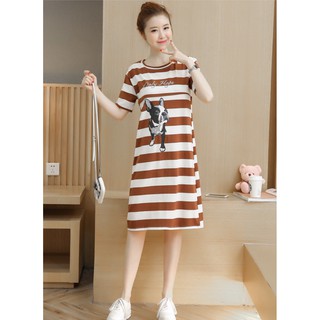 Đầm bầu suông sau sinh dễ thương