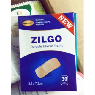 Băng cá nhân zilgo hộp 30 miếng