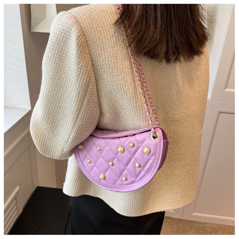 Túi Đeo Chéo Vai Dây Xích Thêu Họa Tiết Ngôi Sao Mặt Trăng Mới 2022 GYLXB1395