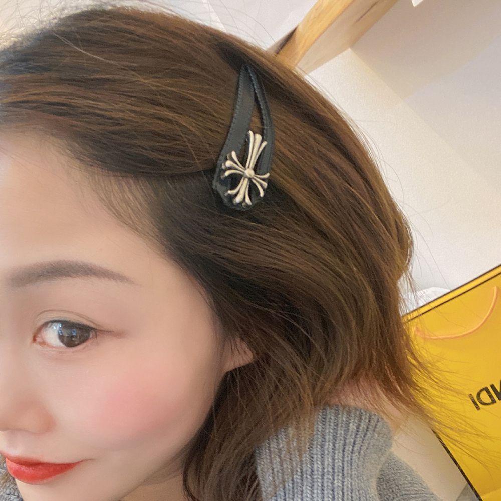 VANES1 Kẹp Tóc Mái Ngang Họa Tiết Hình Học Thời Trang Cho Nữ