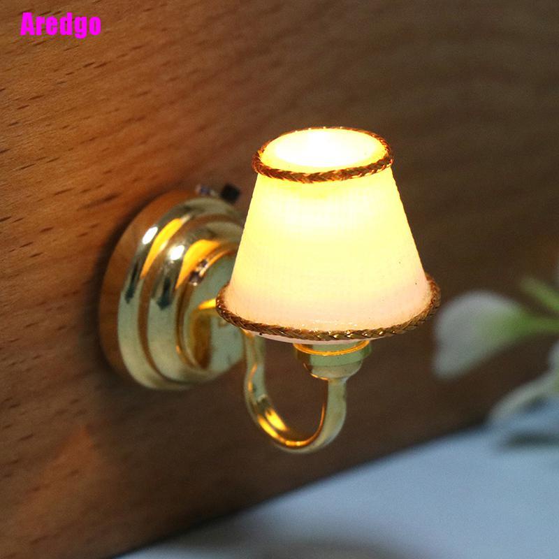 Đèn LED để bàn tỷ lệ 1:12 dùng trang trí nhà búp bê