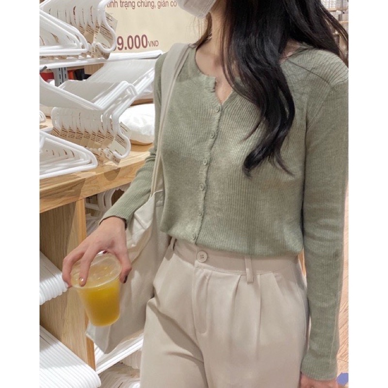 Áo len dệt mỏng nhiều màu Hàn Quốc | BigBuy360 - bigbuy360.vn