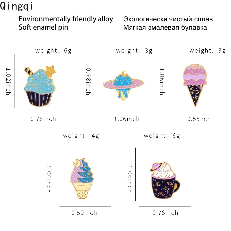 Ghim cài áo Miss Zoe nhiều kiểu tùy chọn dễ thương dành cho bé