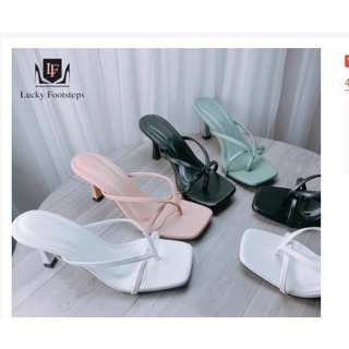 Guốc cao gót quai mảnh cao 7p - s