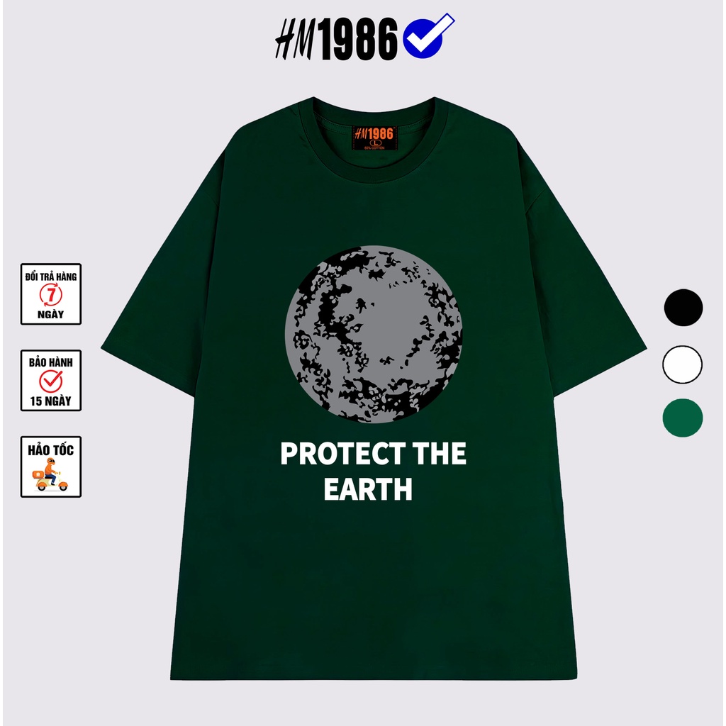 Áo Thun Tay Lỡ Quả Cầu Oversize Nam Form Rộng HM1986 Áo Form Rộng Unisex Cổ Tròn StreetWear Giá Rẻ Hàn Quốc 3197