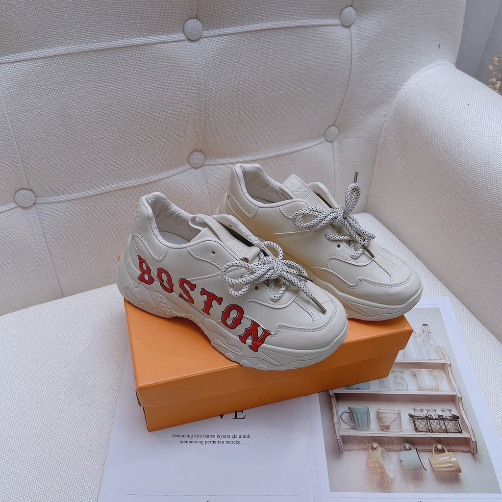 Giày thể thao nữ Boston Đế Tách, Sneakers Boston N.Y Hàn Quốc tăng chiều cao