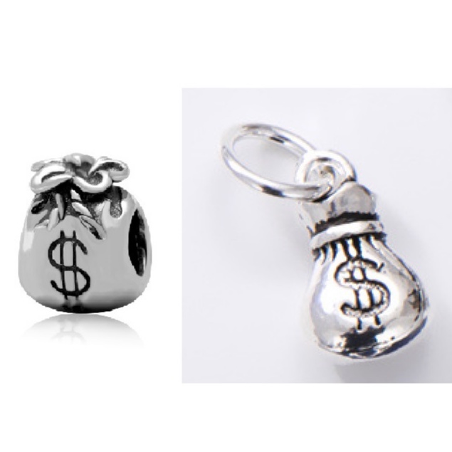 Charm túi tiền treo và xỏ- Linhcharms