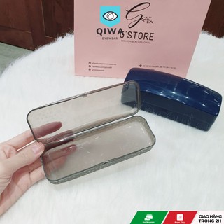 Hộp nhựa đựng kính nhiều màu, Hộp đựng kính bằng nhựa gọn nhẹ Qiwa Eyewear