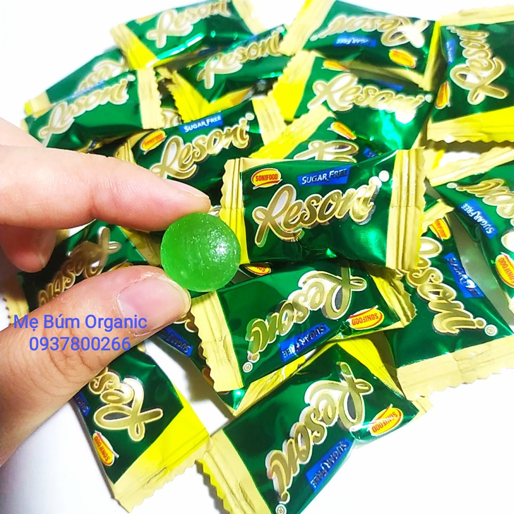 [ HCM Giao Hỏa Tốc] Combo 05 gói Kẹo thảo dược Resoni túi 60g - Kẹo dành cho người tiểu đường, ăn kiêng