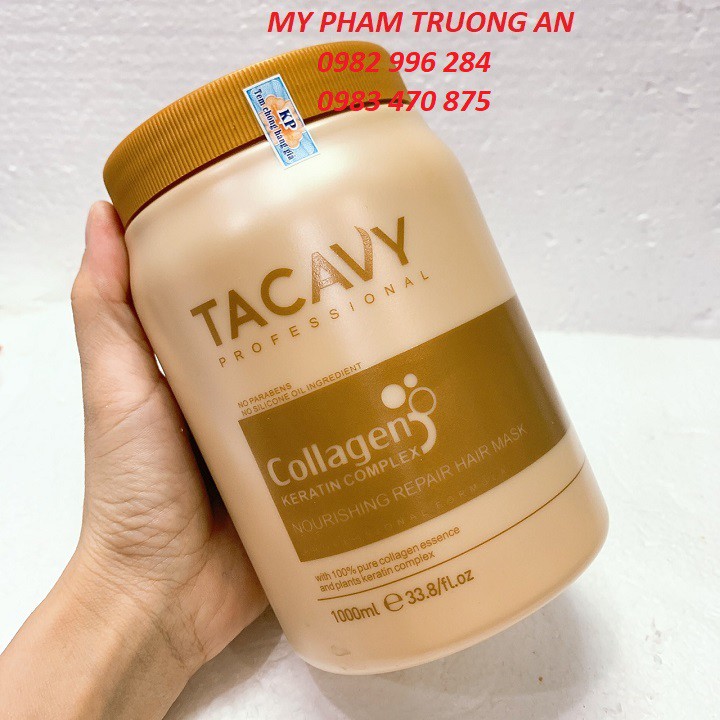 Kem ủ Tóc Phủ Lụa Tacavy Collagen 1000ML