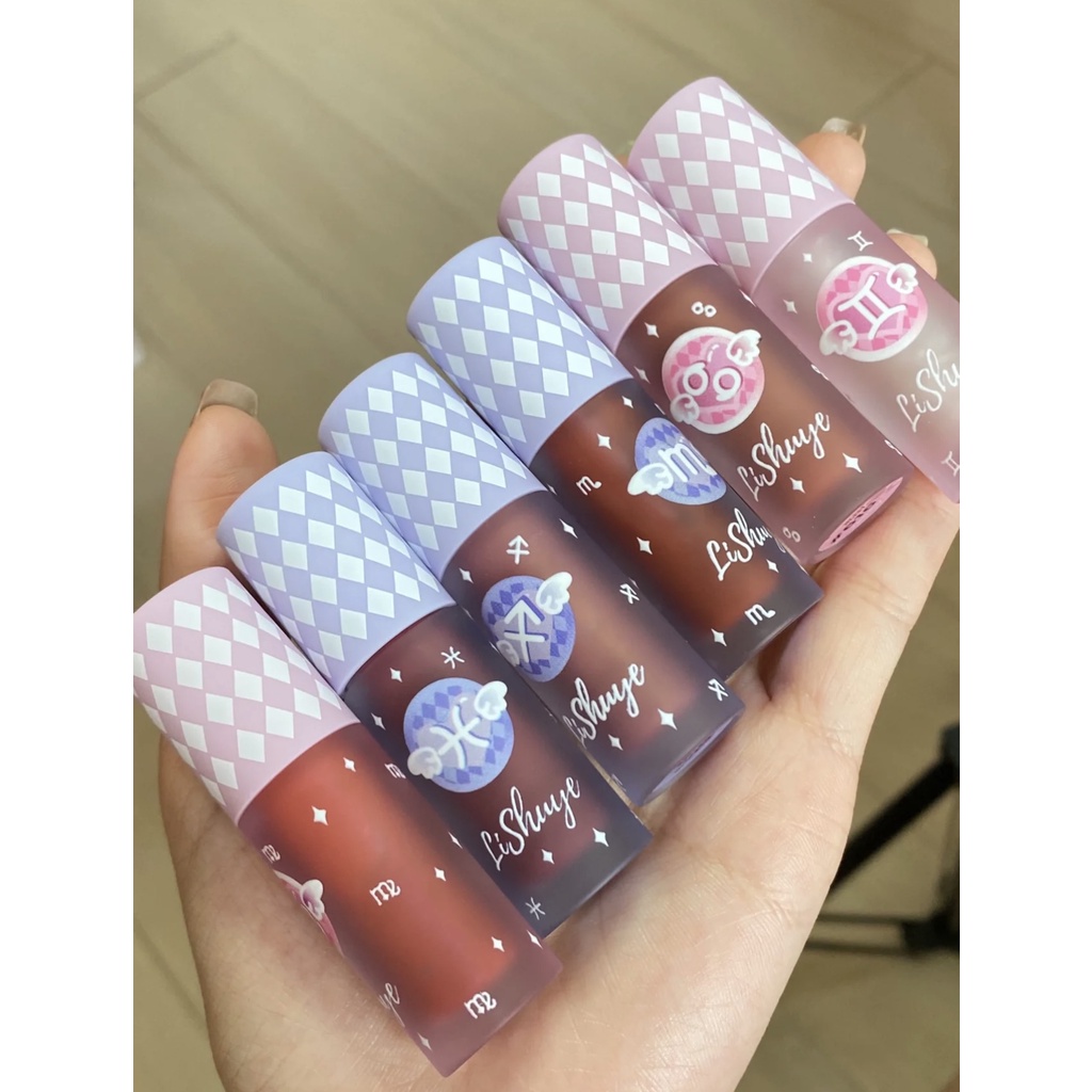 Son Bóng LISHU LISHU Không Dính Màu Sắc Tươi Tắn Ánh Kim Độc Đáo