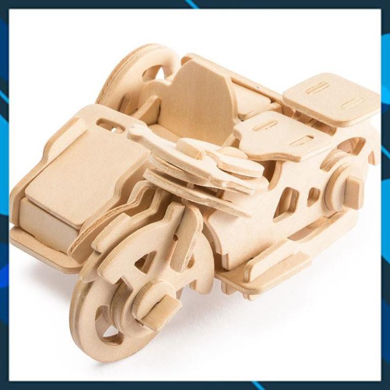 Mô hình nhà búp bê gỗ DIY Đồ chơi trẻ em Mô hình xe cộ 3D lắp ghép theo khớp Robotime Toy World