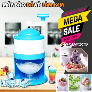Máy xay đá bào tuyết máy bào đá mini bằng tay