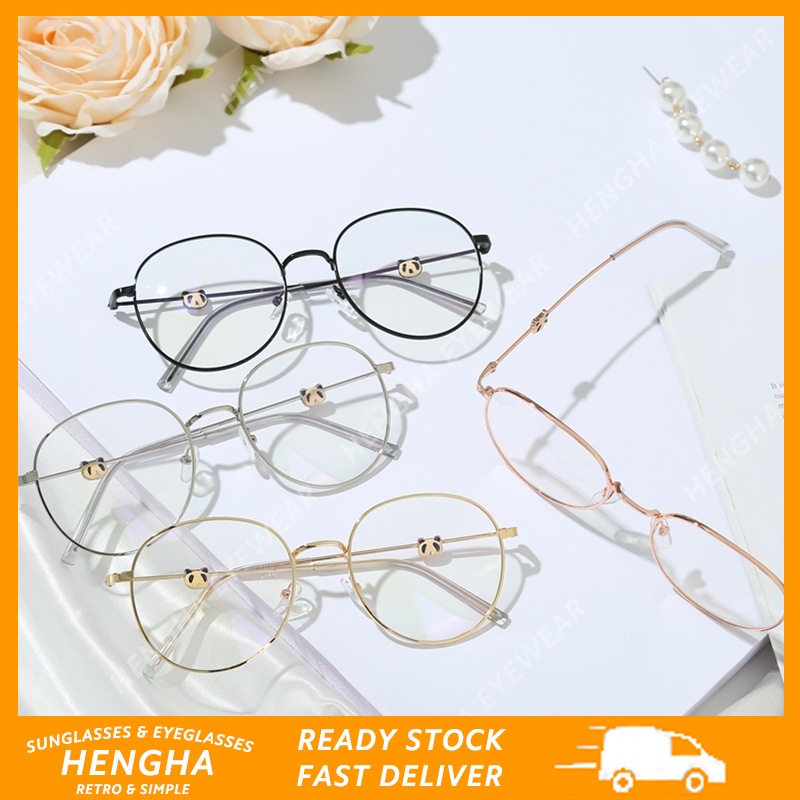 Kính mắt gọng tròn phong cách đáng yêu thời trang dành cho nữ
