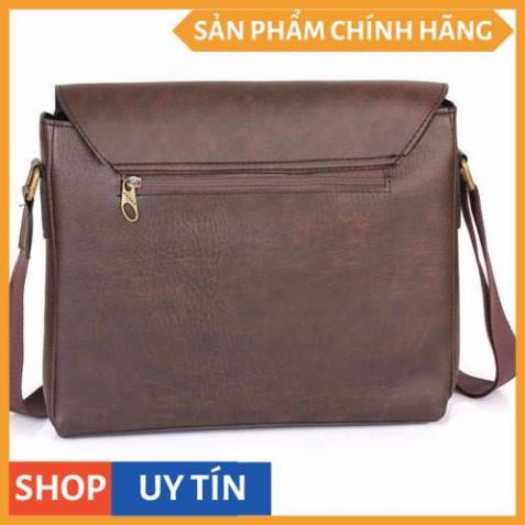 Túi da nam 4U công sở sang trọng DN268 (đen - nâu) | BigBuy360 - bigbuy360.vn