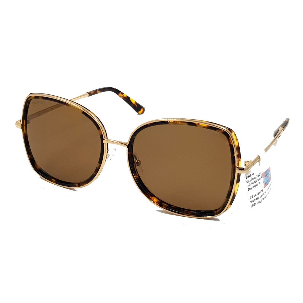 (Hàng chính hãng) Kính mát nam nữ Unisex Exfash EF79954 C06 màu sắc thời trang