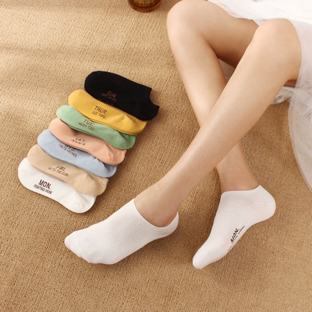 Sét 07 đôi tất tuần cho nữ
