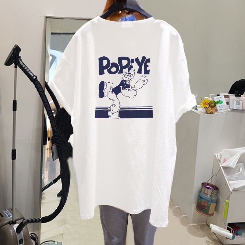 Áo thun phông nam nữ form rộng Familylove - Mẫu áo Unisex nam nữ POPEYE Chất Cotton 100% cao cấp