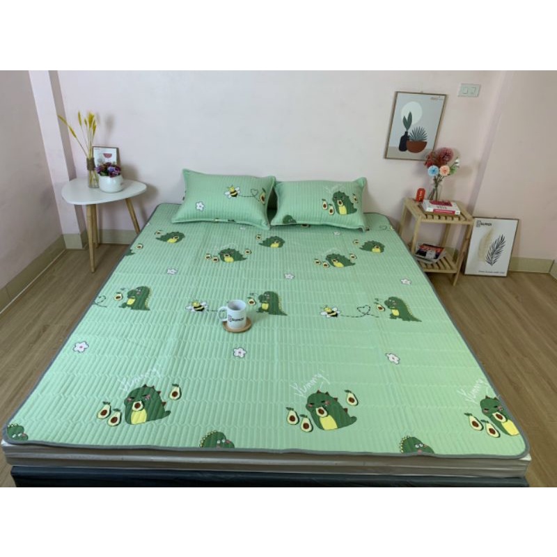 Chiếu đũi điều hoà ⚡️ FREE SHIP ⚡️ Chất liệu Cotton đũi thoáng mát9