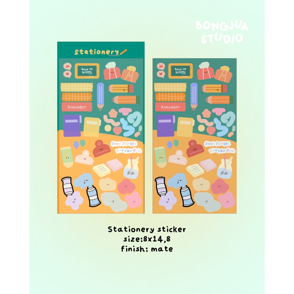 Bongjua | Set hình dán trang trí sticker Bongjua