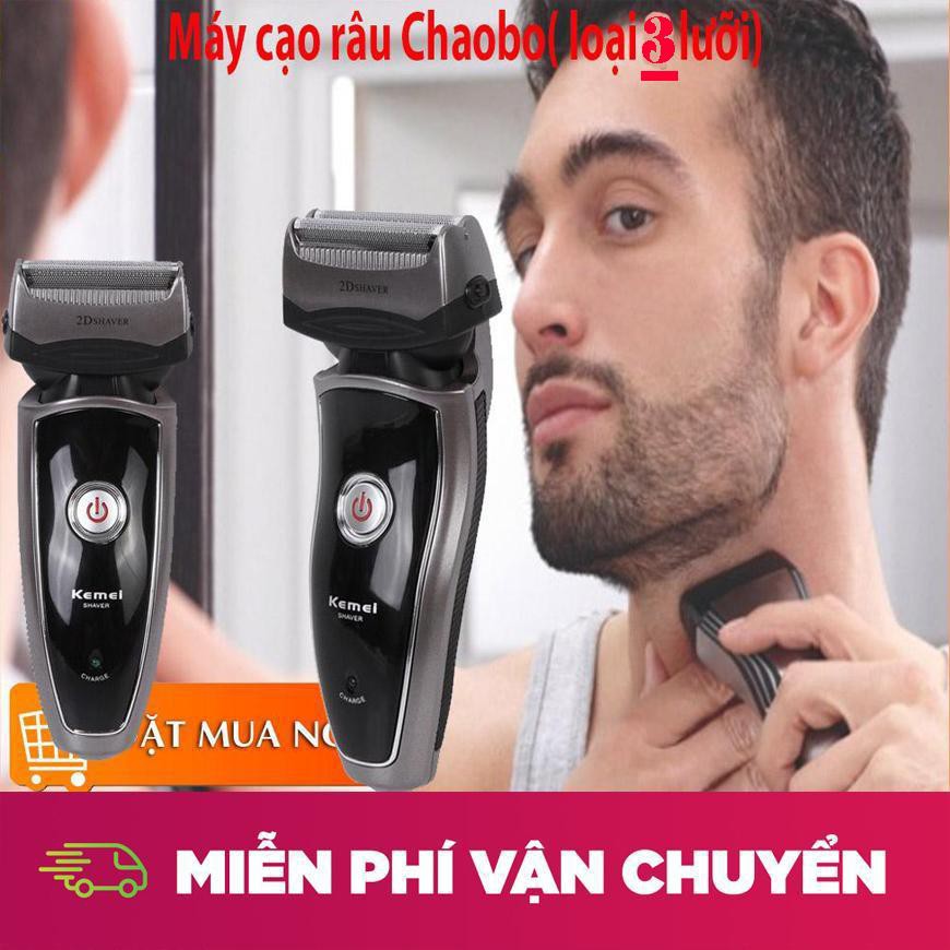 Máy Cạo Râu 3 Lưỡi CHAOBO RSCW-9300 - Dao Cạo Râu Điện Chính Hãng Bảo Hành bởi SALA SHOP