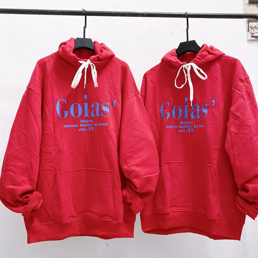 Áo Khoác Nỉ Nam Nữ - Áo Hoodie Lót Nỉ Bông YAYSHOP Dáng Rộng Unisex Hàn Quốc in GOIAS