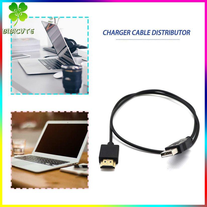 [Fast delivery]HDMI-compatible Male To Female Connector USB 2.0 Charger Cable Spliter Ad Ter