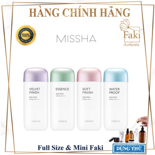 Kem chống nắng Missha - Sun milk 70ml