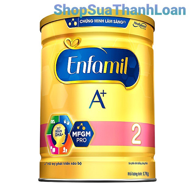 [HSD T12-2022] Sữa bột Enfamil A+ 2 (1.7kg)