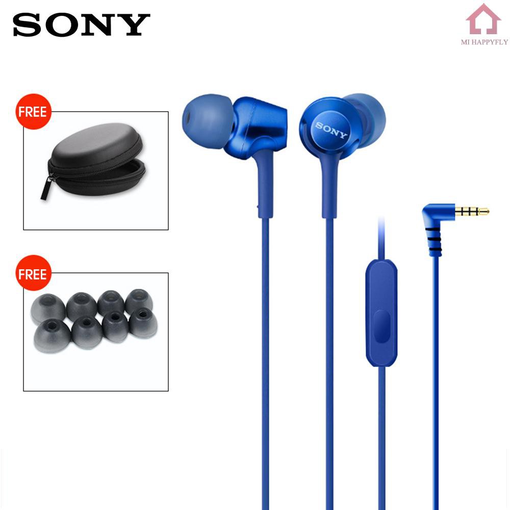 Tai Nghe Nhét Tai Mi Sony Mdr-Ex255Ap Có Mic Chất Lượng Cao